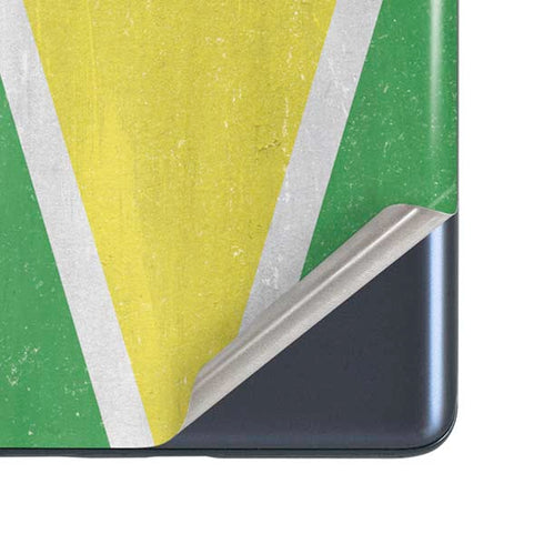 Guyana Flag Distressed Galaxy S20 Fan Edition Skin
